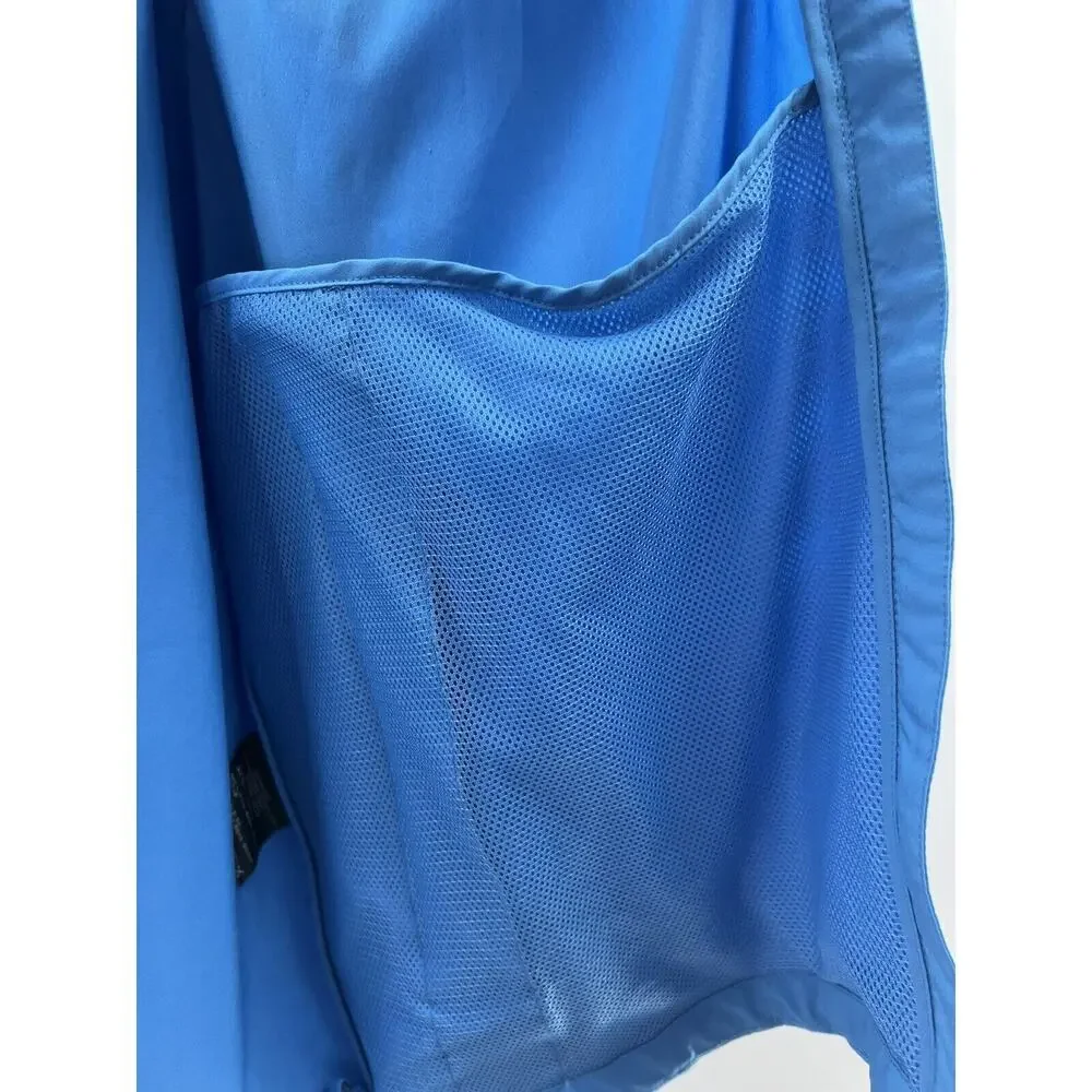 Jack Wolfskin Men’s Long Sleeve Zip Front Jacket Unlined Blue Size Large EUC